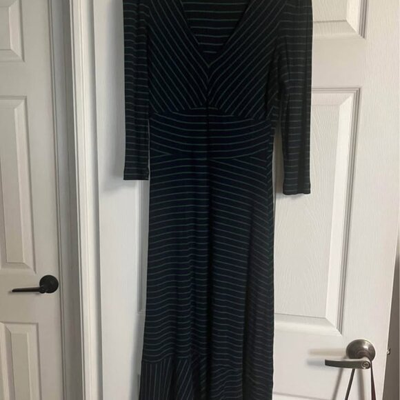 Anthropologie Maeve striped navy dress - Picture 4 of 5